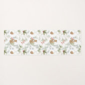 Winter Fox Wald Niedlich Yogamatte (Rückseite (Horizontal))