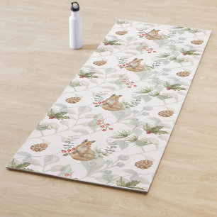 Winter Fox Wald Niedlich Yogamatte
