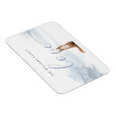 Winter Fox Weihnachtsfeiertage Familienname Liebe Magnet (Rechte Seite)