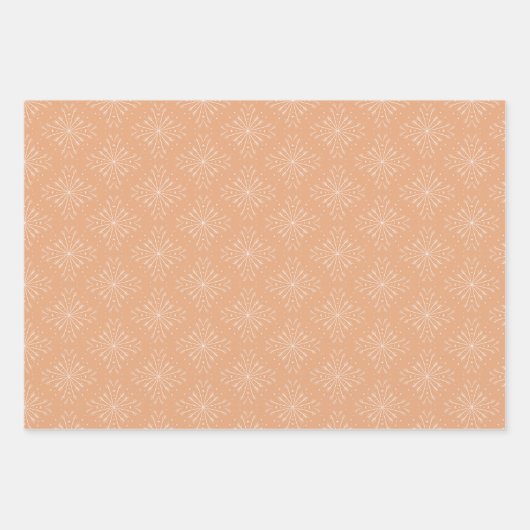 Winter Fox Wrapping Paper Flat Sheet Set 3 Geschenkpapier Set (Vorderseite 3)