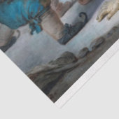 Winter, Fragonard Seidenpapier (Ausschnitt)