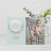 Winter Frame Foto Ferienkarte Feiertagskarte (Stehend Vorderseite)