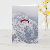 Winter-Freiheits-Gruß-Karte Karte (Gelbe Blume)