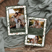 Winter Fresh Christmas Card Einladung