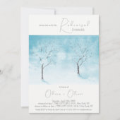 Winter Freshness Probe Dinner Einladung (Vorderseite)