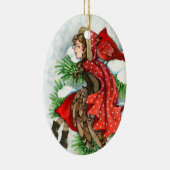 Winter-Freunde - Keramik Ornament (Rechts)