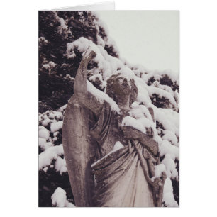 Winter Friedhof Angel