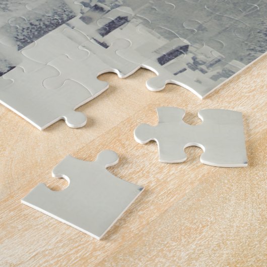 Winter-Friedhof Puzzle (Seite)