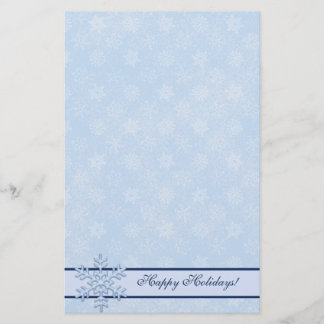 Winter-frohe Feiertage Schneemann-Briefpapier Briefpapier