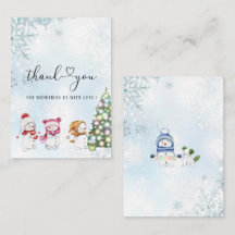 Winter Frohe Weihnachten Watercolor Babydusche