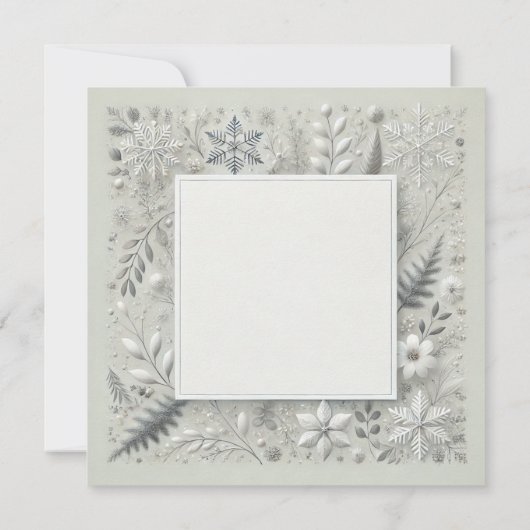 Winter Frolic Karte (Rückseite)