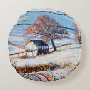 Winter Frost 2009 Rundes Kissen