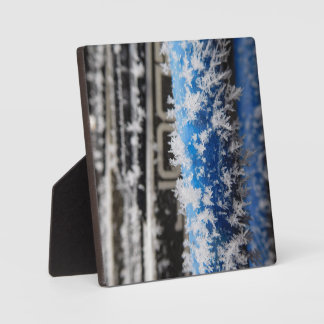 Winter Frost Desktop Plaque Fotoplatte