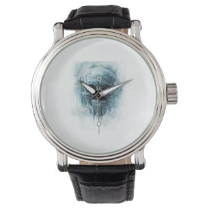 Winter Frost Skull Armbanduhr