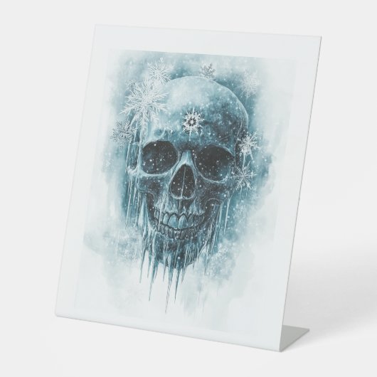 Winter Frost Skull Sockelschild (Vorderseite)
