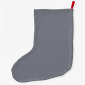 Winter Frost Snowman DECOR Großer Weihnachtsstrumpf (Rückseite)