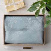 Winter Frost und Schneeflocken Frostig Blau Seidenpapier (Geschenk)