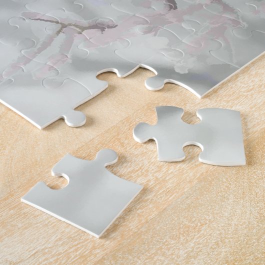 Winter Frosty Tree Chickadee Bird Puzzle (Seite)