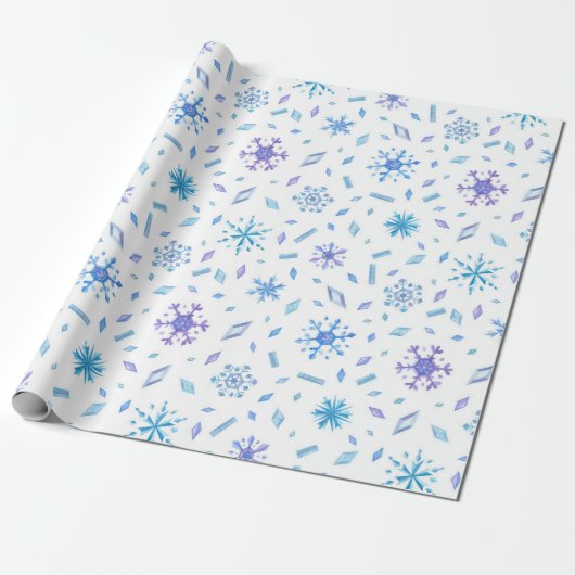 Winter Frozen Tale Wrapping Paper Geschenkpapier (Ungerollt)