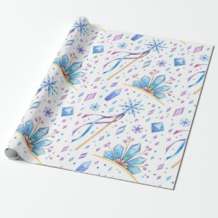 Winter Frozen Tale Wrapping Paper Geschenkpapier
