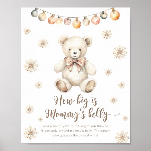 Winter früh warten, wie groß das Bauchspiel der Ma Poster (Vorne)