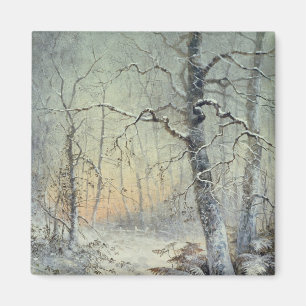 Winter-Frühstück Magnet