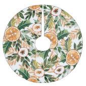 Winter_fruit_nature_22 Polyester Weihnachtsbaumdecke (Vorderseite)