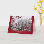 Winter fruit trees karte (Gelbe Blume)