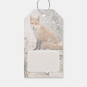 Winter-Fuchs Geschenkanhänger (Rückseite)