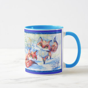 Winter-Füchse, Winter-Füchse Tasse