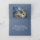 WINTER FUN CHRISTMAS CARD FÜR TOCHTER UND FAMILIE DANKESKARTE (Innenseite)