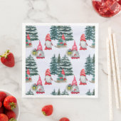 Winter Fun Gnomes Serviette (Beispiel)