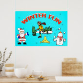 Winter Fun Poster (Küche)