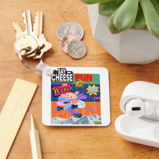 Winter Fun Yeah! Schlüsselanhänger (Schreibtisch)