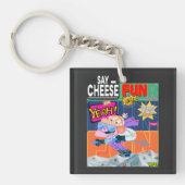 Winter Fun Yeah!  Schlüsselanhänger (Vorderseite)