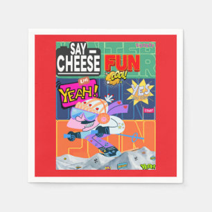 Winter Fun Yeah!  Serviette