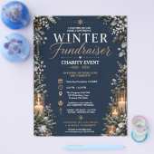 Winter-Fundraising-Poster Flyer (Einzeln)