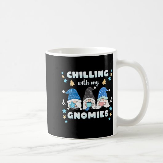 Winter, Funny Nordic Christmas Gnomes Kaffeetasse (Rechts)