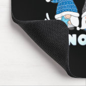 Winter, Funny Nordic Christmas Gnomes Mousepad (Ecke)