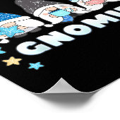 Winter, Funny Nordic Christmas Gnomes Poster (Ecke)
