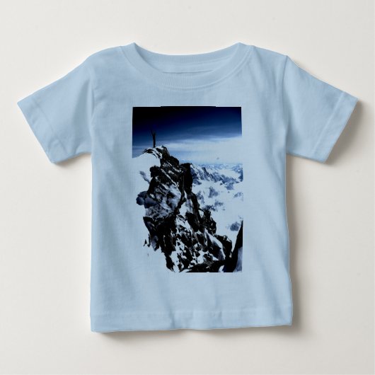 Winter für Bergsteiger Baby T-shirt (Vorderseite)