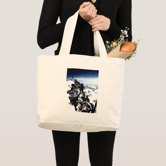 Winter für Bergsteiger Jumbo Stoffbeutel (Vorderseite (Produkt))