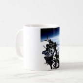 Winter für Bergsteiger Kaffeetasse (Vorderseite Links)