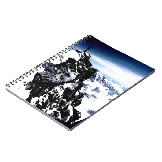 Winter für Bergsteiger Notizblock (Linke Seite)