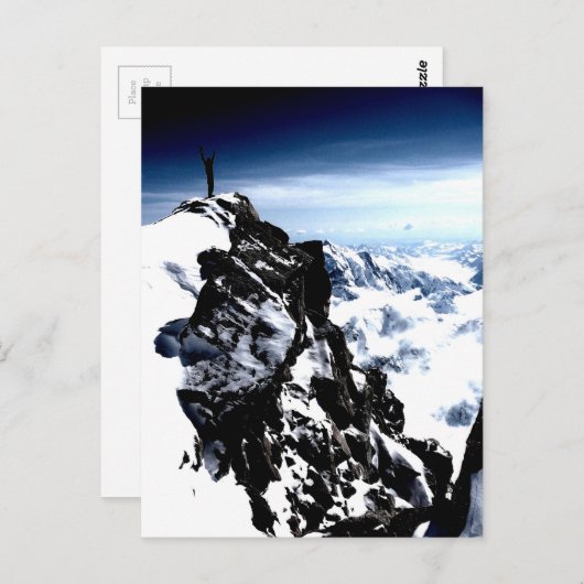 Winter für Bergsteiger Postkarte (Vorne/Hinten)