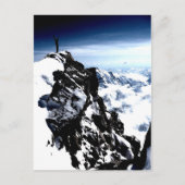 Winter für Bergsteiger Postkarte (Vorderseite)