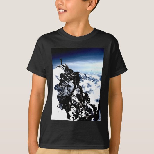 Winter für Bergsteiger T-Shirt (Vorderseite)