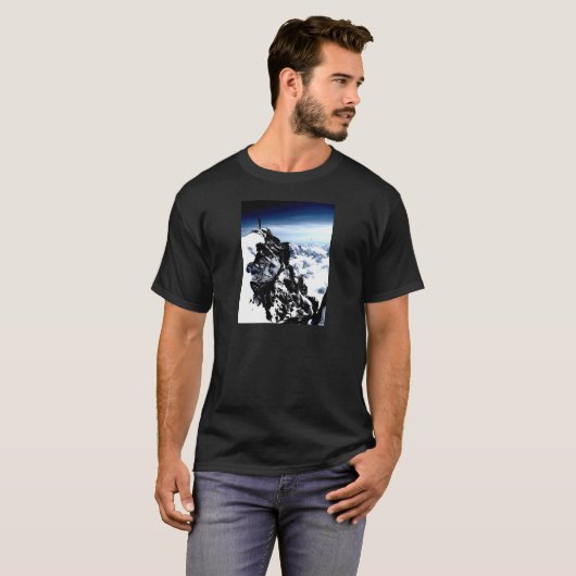 Winter für Bergsteiger T-Shirt (Vorne ganz)