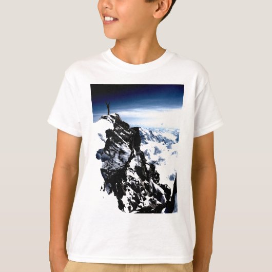 Winter für Bergsteiger T-Shirt (Vorderseite)