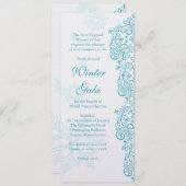 Winter Gala Fundraiser Corporate Party Einladung (Vorne/Hinten)